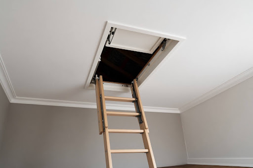 loft hatch with ladder